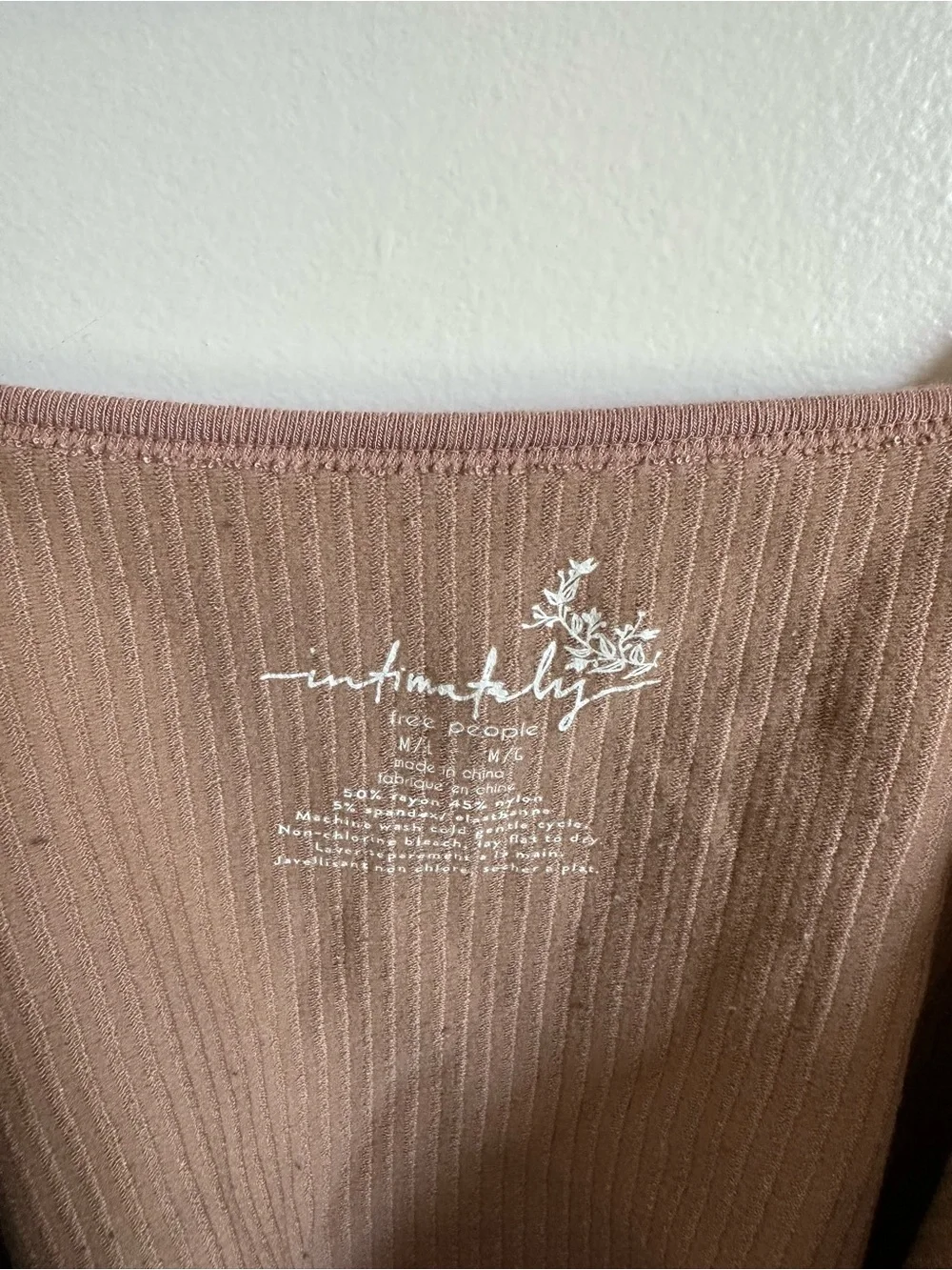 Free People Purple Ribbed Brami Tank